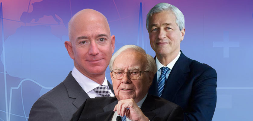Amazon, JPMorgan, Berkshire Hathaway