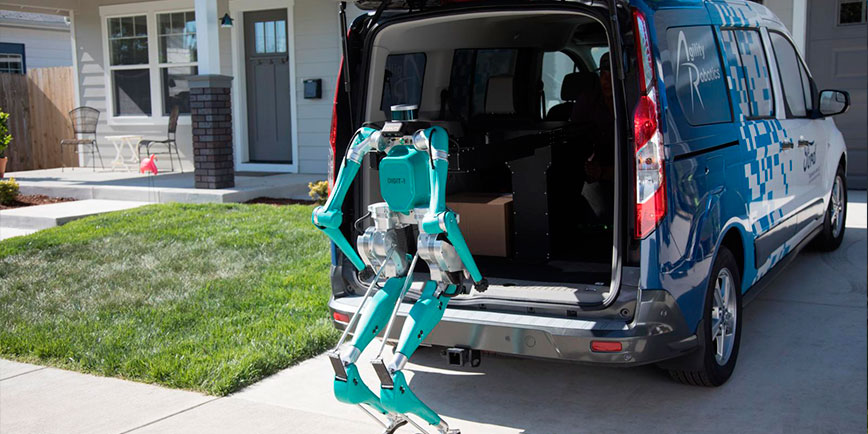 Ford robots entrega domicilio