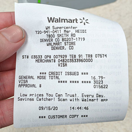Políticas devoluciones de Walmart